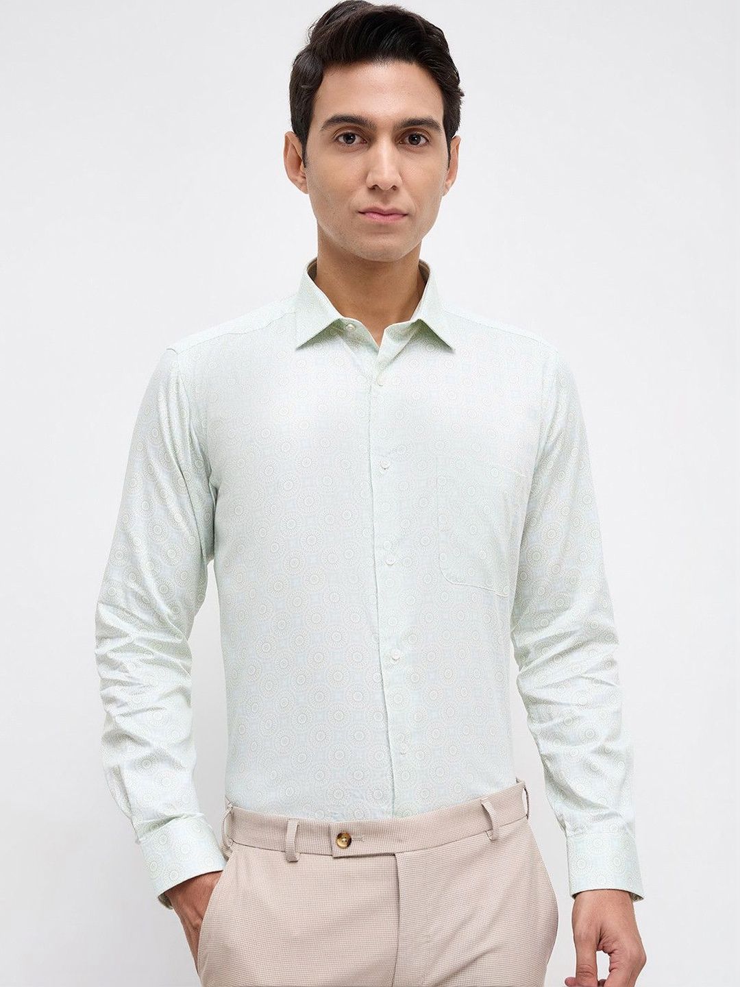 Park Avenue Men Slim Fit Printed Formal Shirt