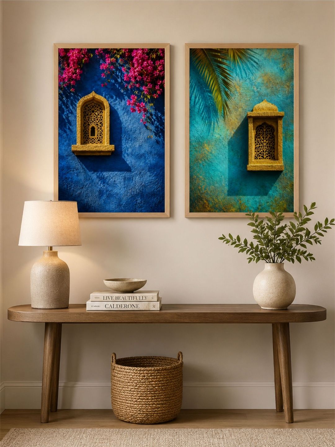 Aura Aura 2 Pieces MDF Other Wall Paintings