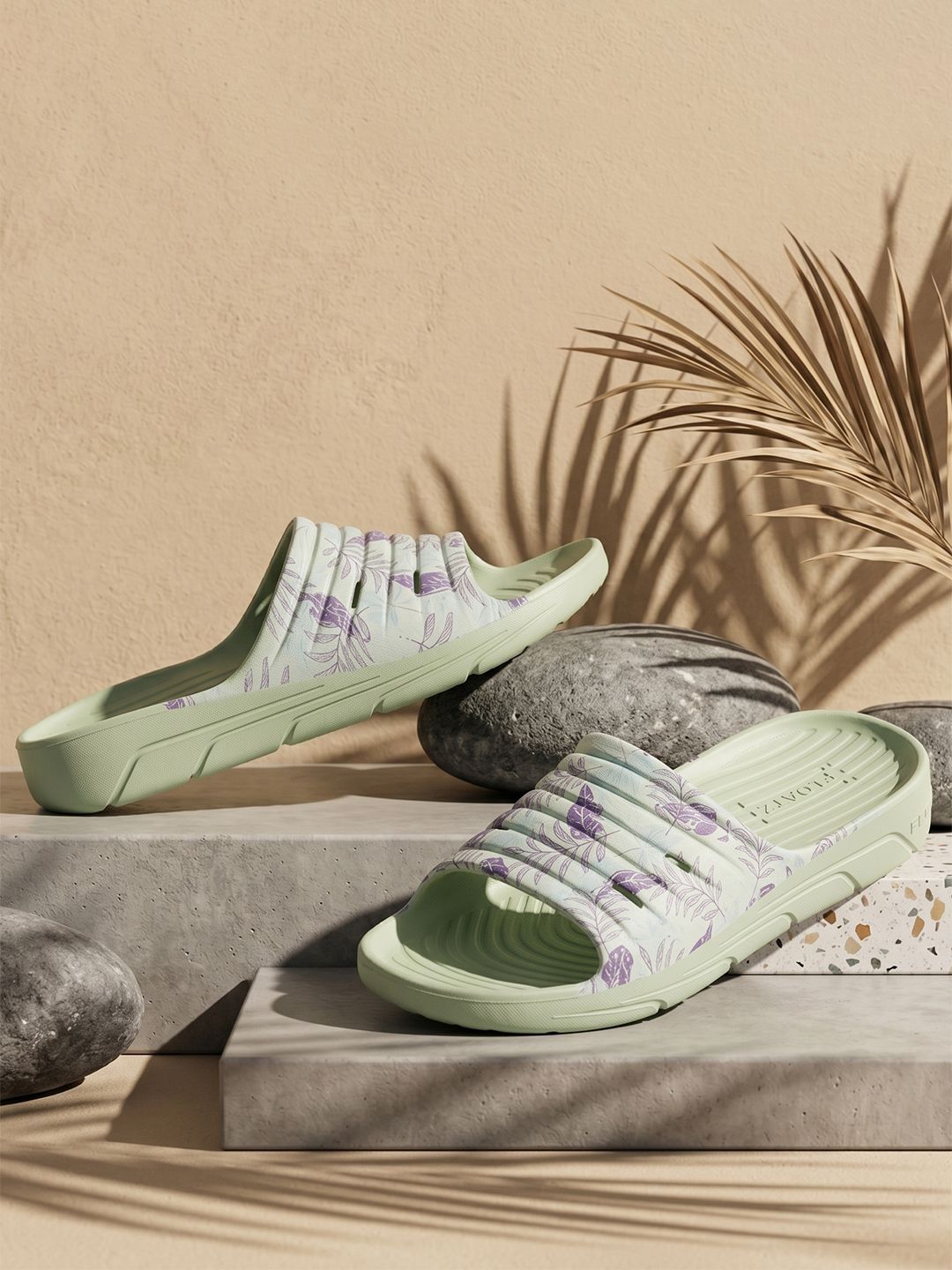 Women Printed Sliders Floatz by Bata Women Printed and Lightweight Sliders