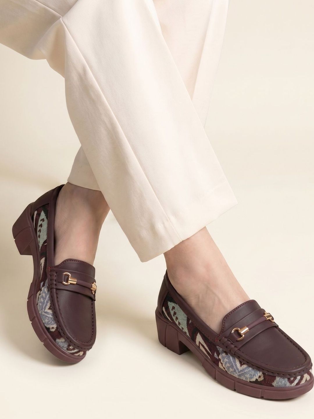 JodyHub JodyHub Women Printed Mules with Buckles Flats