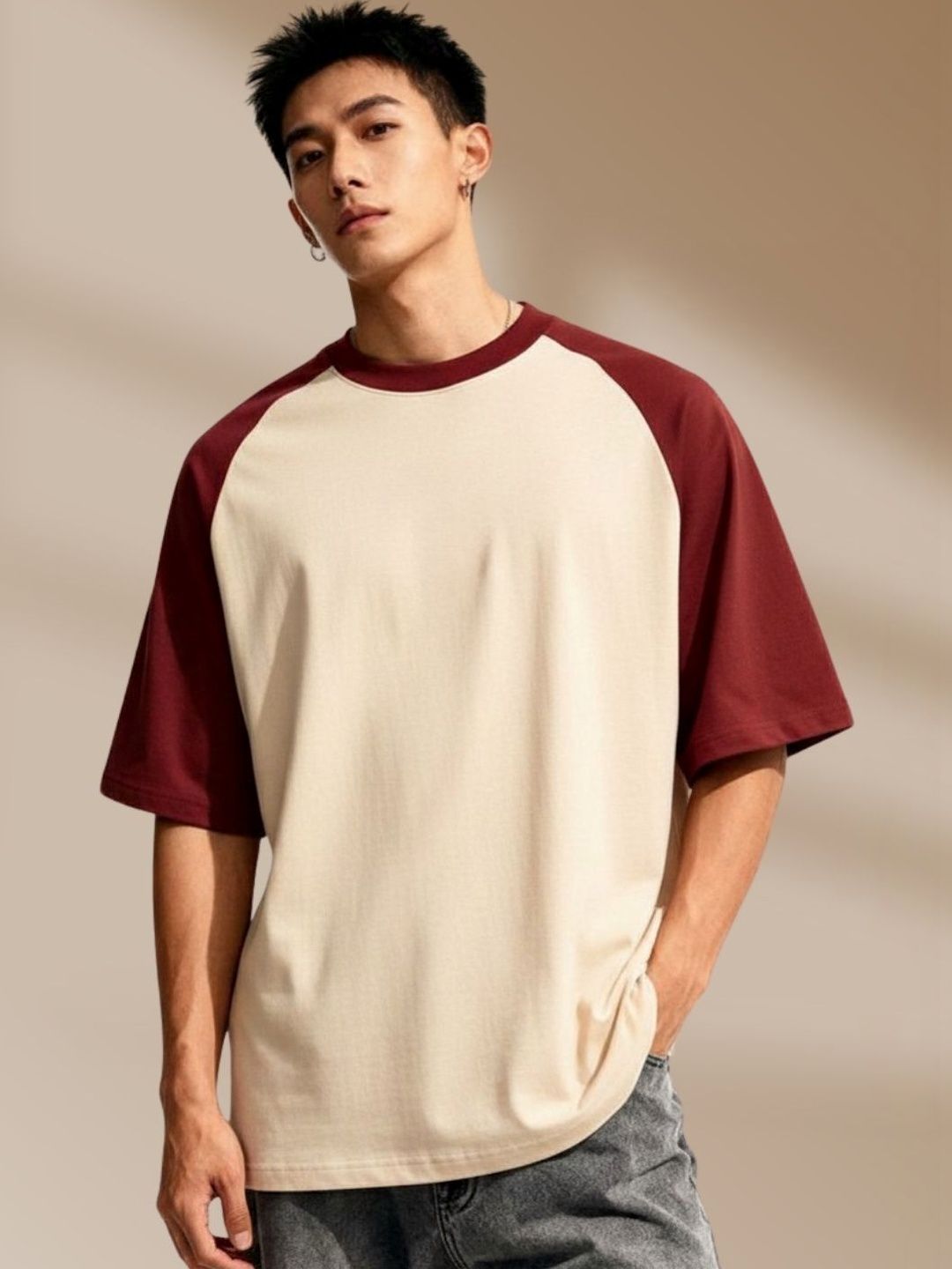 Cool Plus Men Colourblocked T-shirt