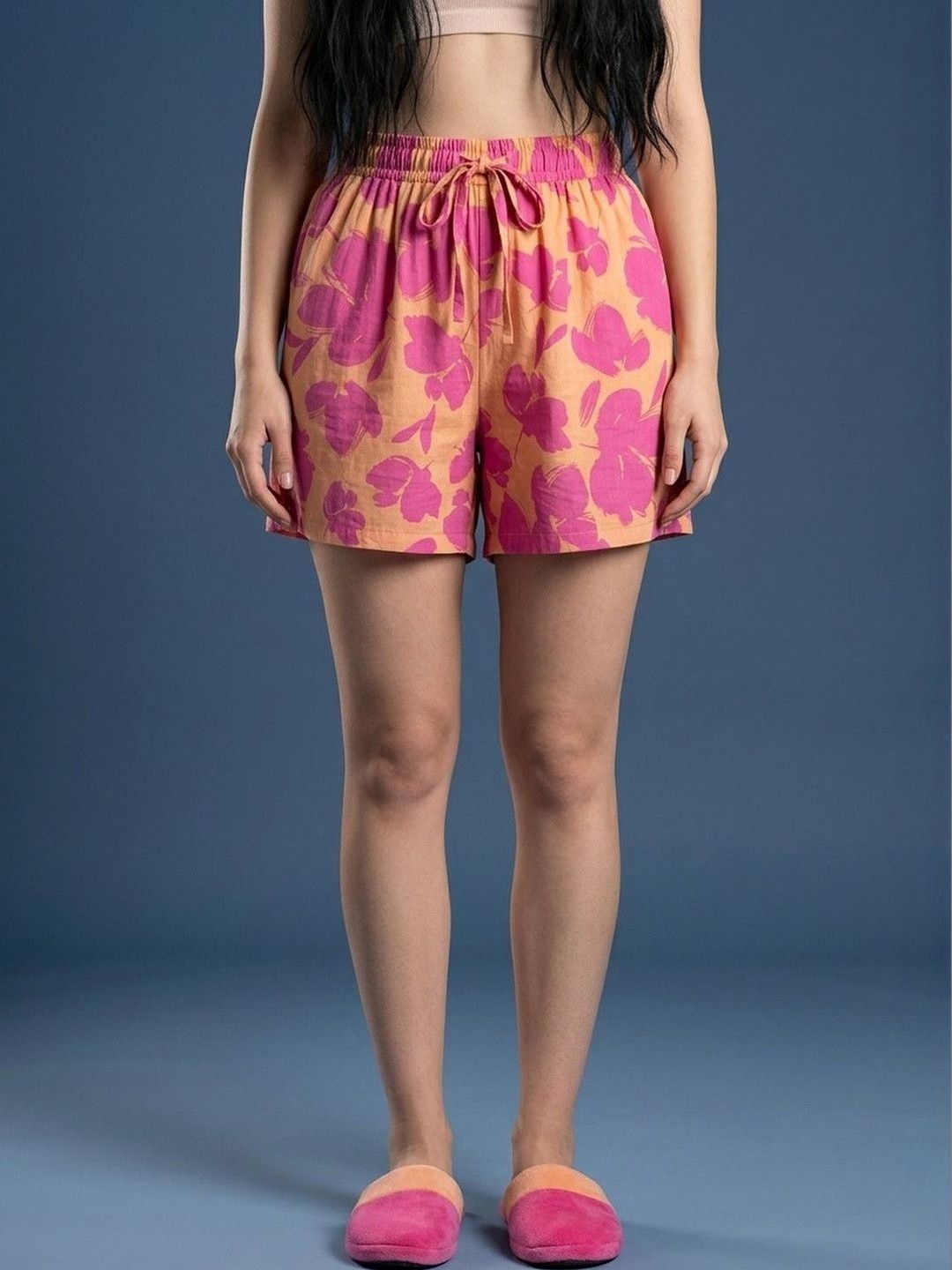 TAG 7 Women Printed Lounge Shorts