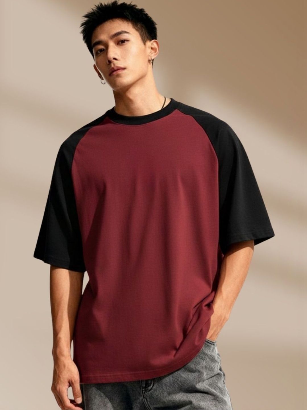 Cool Plus Men Colourblocked T-shirt
