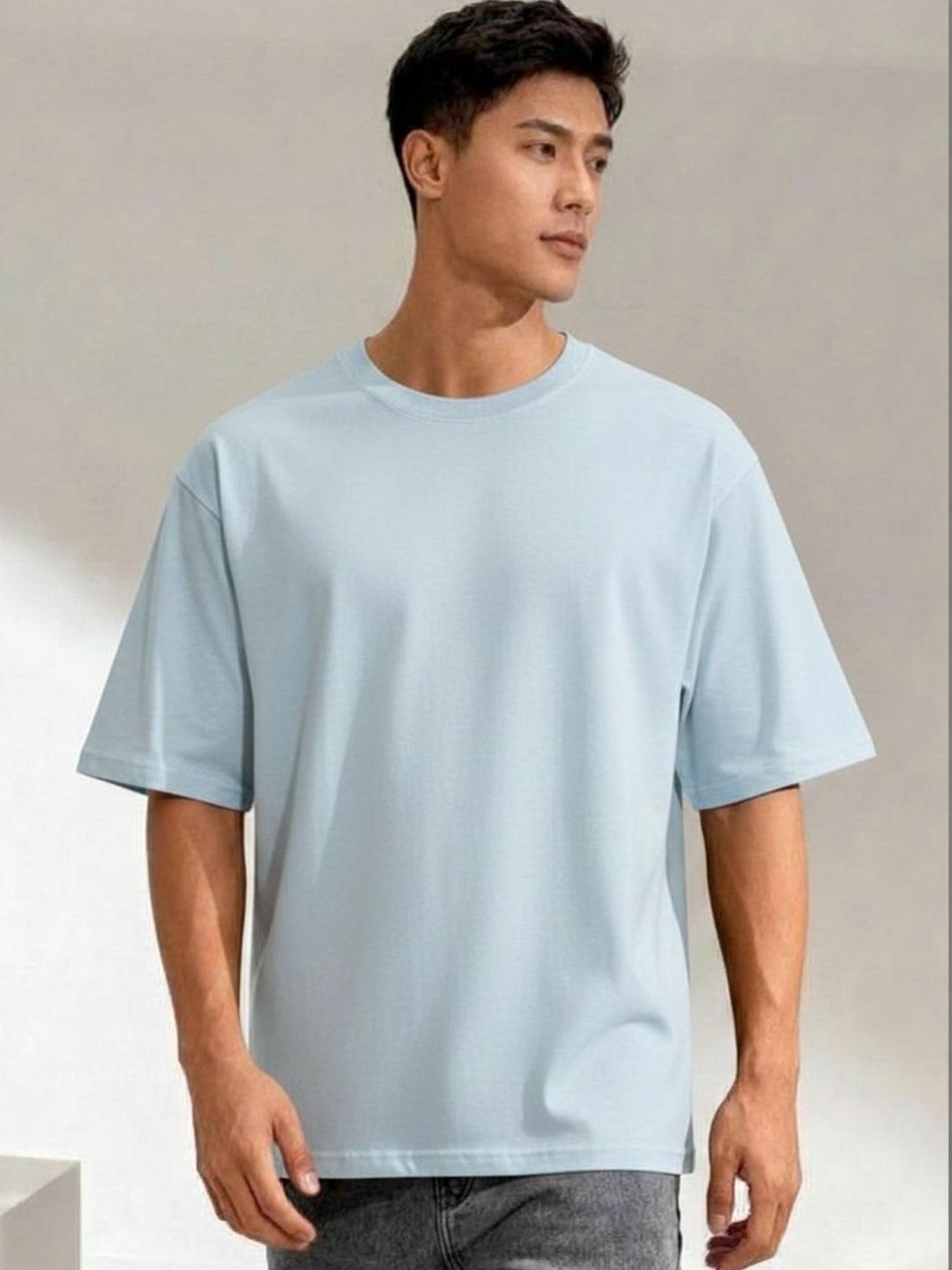 R.Code by The Roadster Life Co. Men Drop-Shoulder Sleeves T-shirt