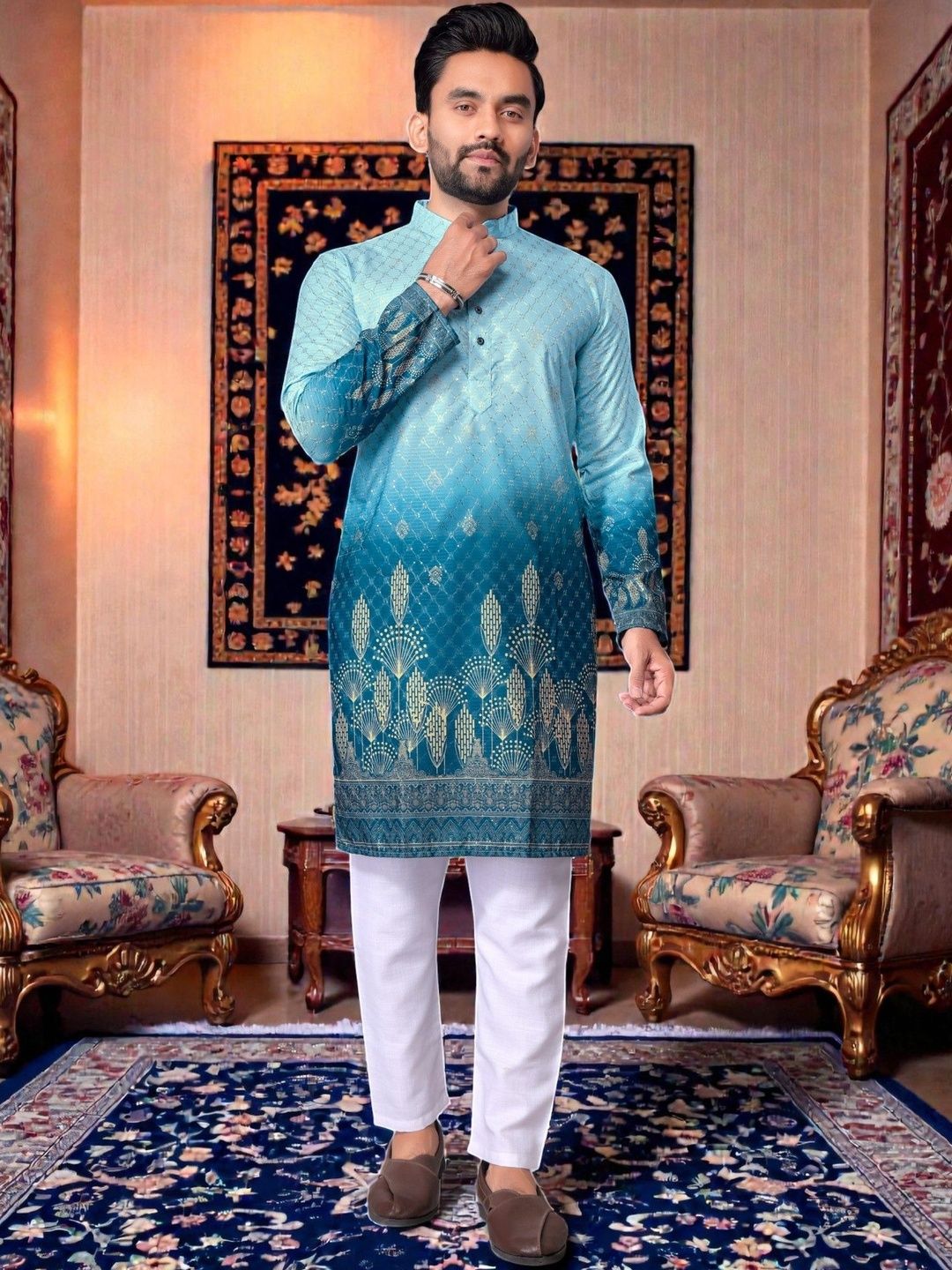 MAITHILI CREATION Men Kurta