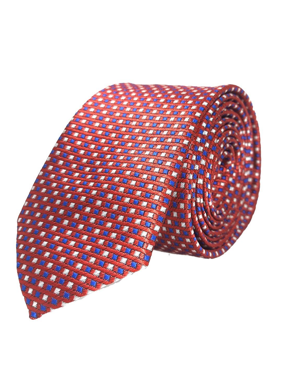 EXOTIQUE Men Woven Design Broad Tie