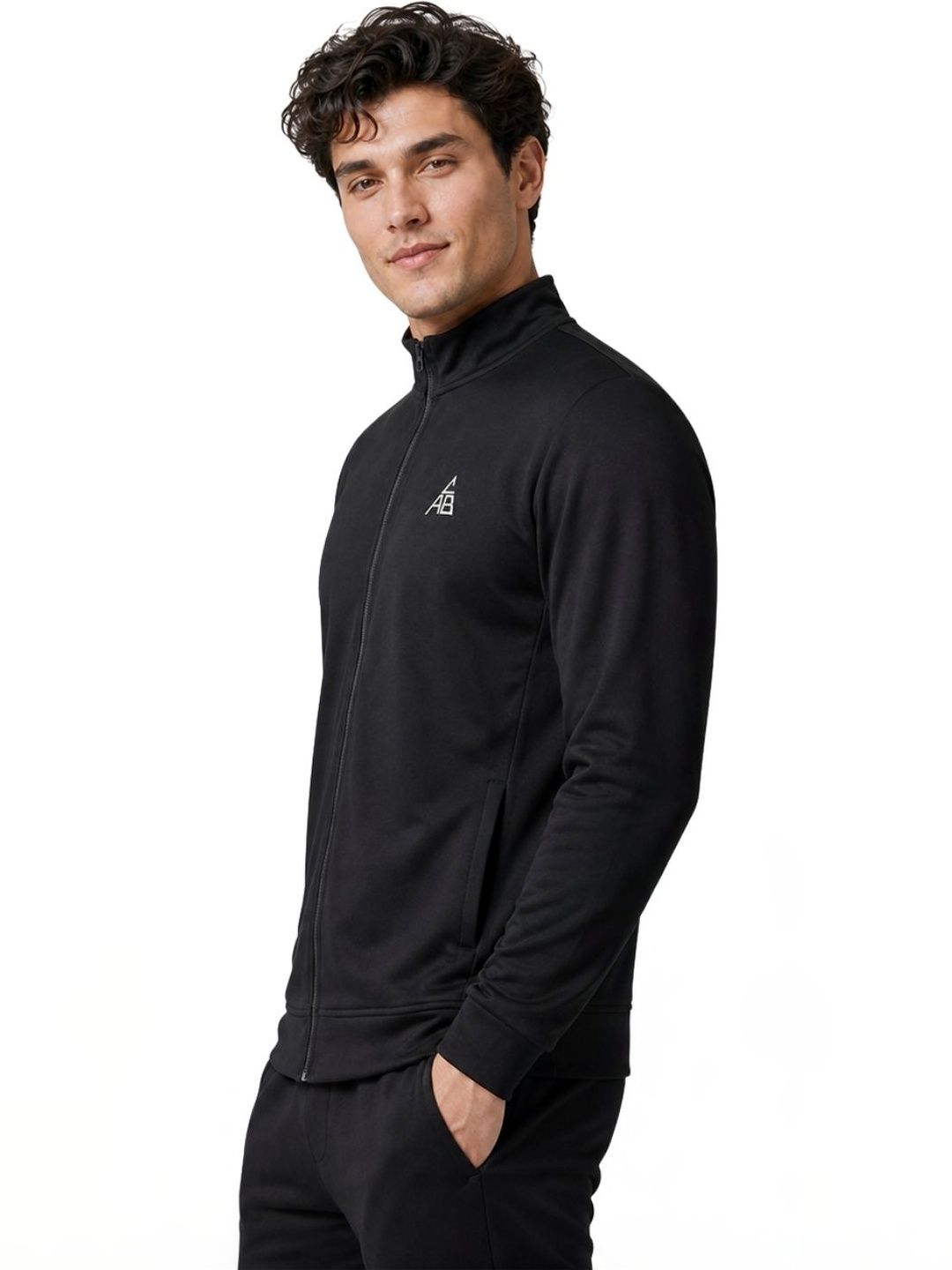 MIA FASHION Men Brand Logo Windcheater Outdoor Sporty Jacket