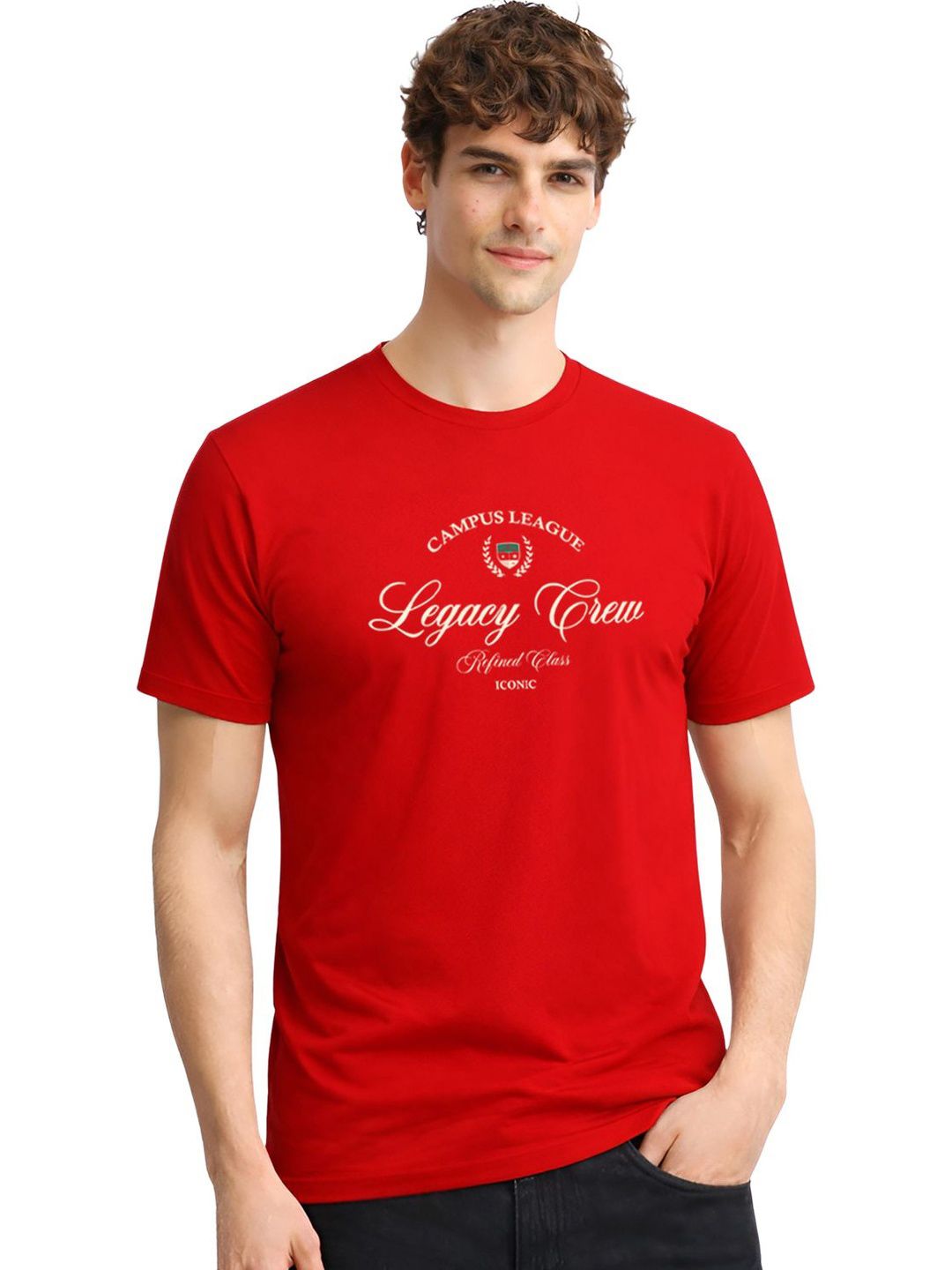 ADRO Men Typography Printed T-shirt