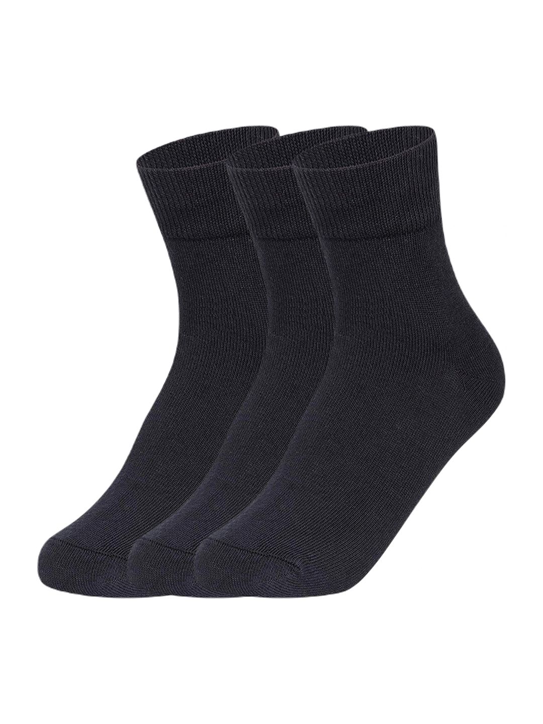 VAPINDIA Men Pack of 3 Cotton Above Ankle Socks