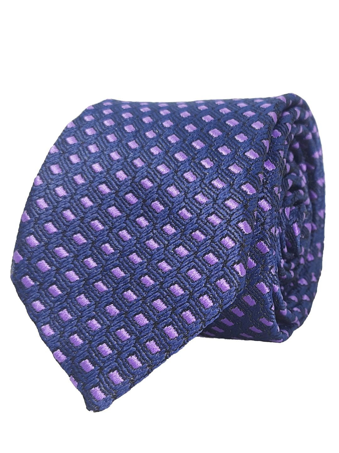 EXOTIQUE Men Woven Design Skinny Tie