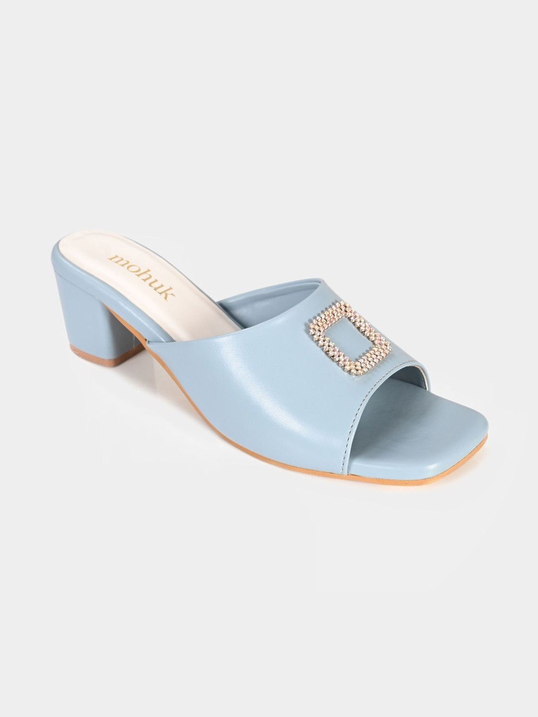 MOHUK PU Block Mules