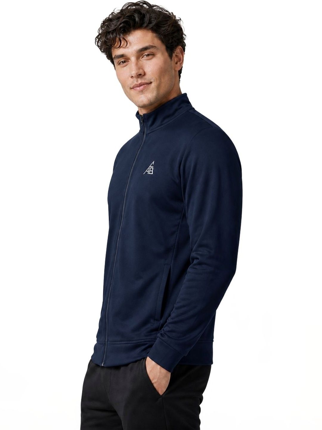 MIA FASHION Men Brand Logo Windcheater Outdoor Sporty Jacket