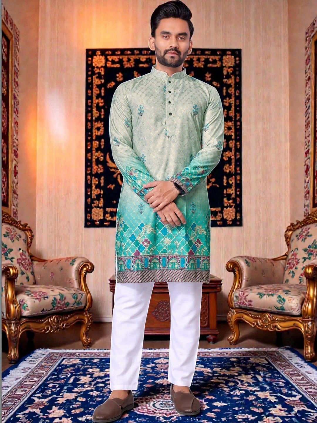 MAITHILI CREATION Men Kurta
