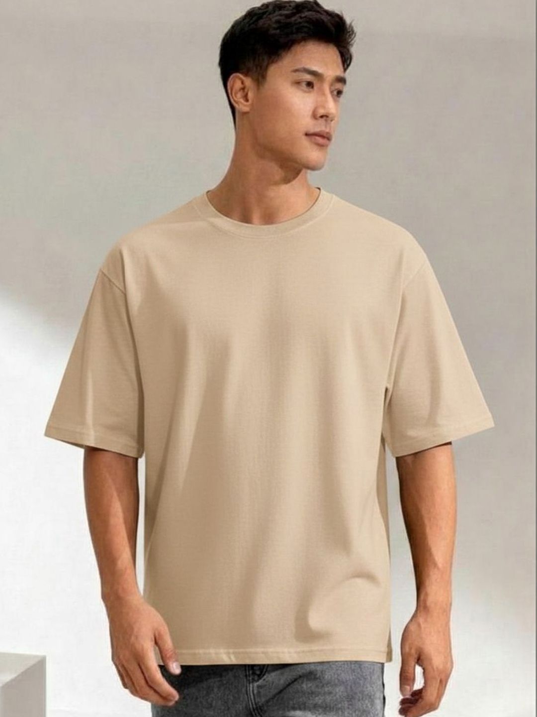 R.Code by The Roadster Life Co. Men Drop-Shoulder Sleeves T-shirt