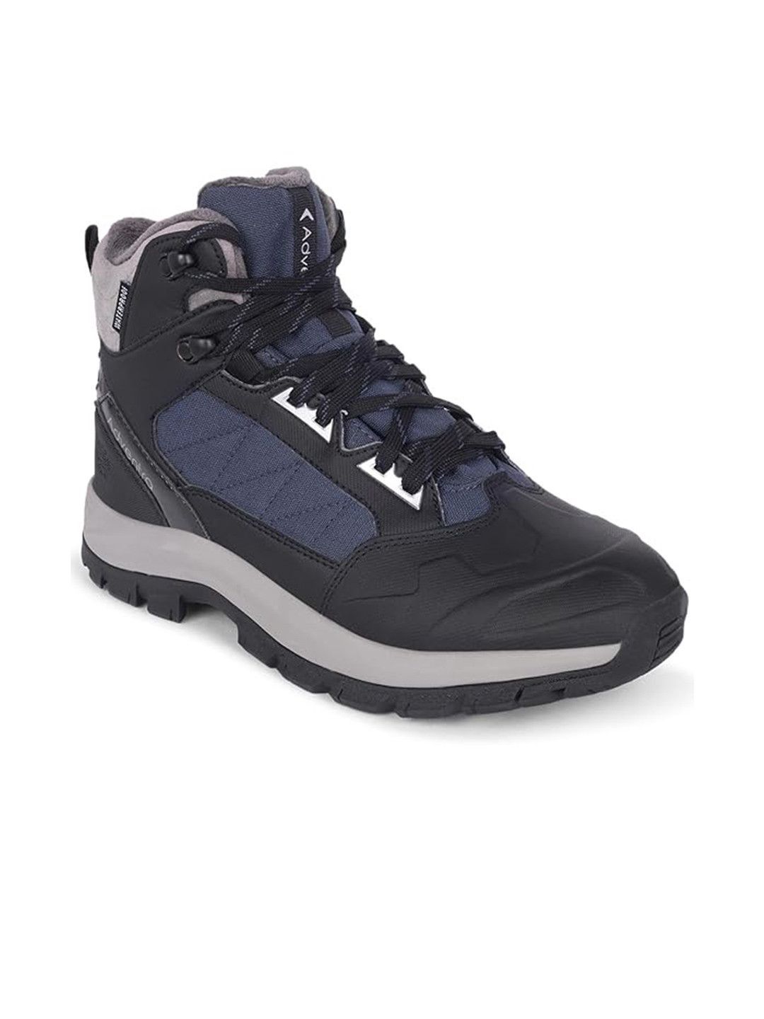 Adventra Sports Adventra Men Dark Blue Mid-Top Hiking Shoes with 3M Insulation & Superior Grip (WH1104)