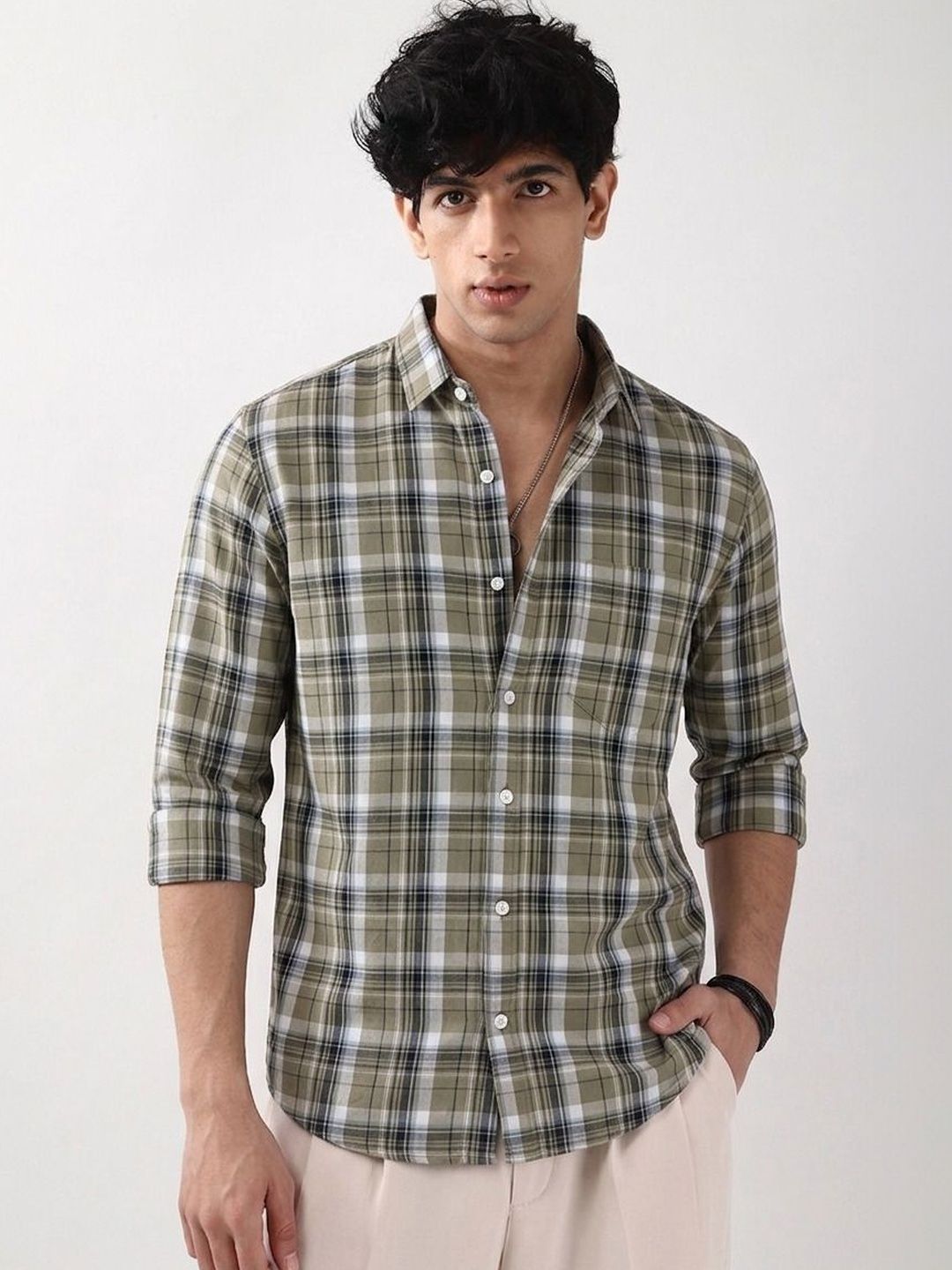 Roadster Men Classic Tartan Checks Checked Casual Shirt