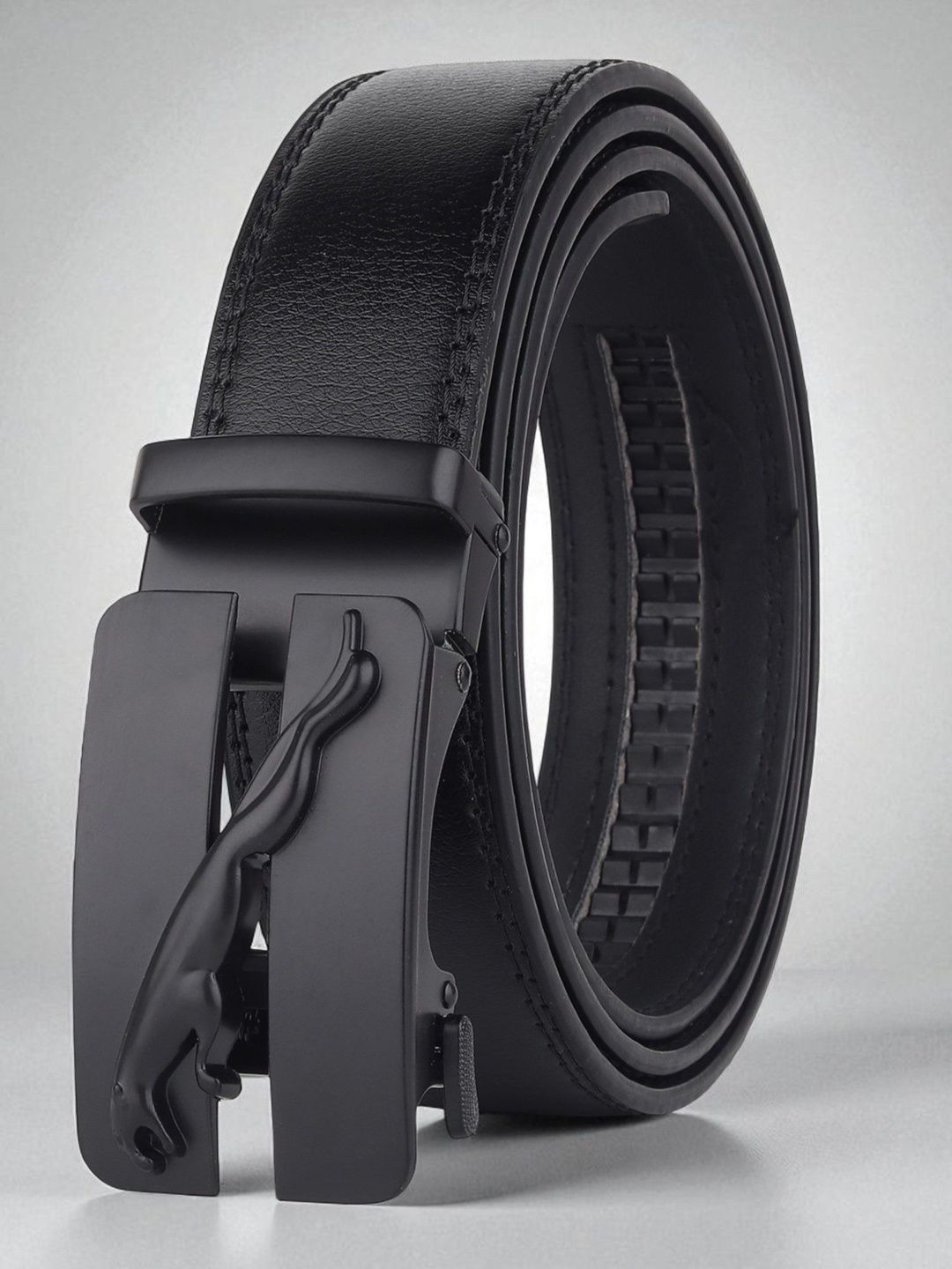 SNIDER Men Textured PU Formal Belt