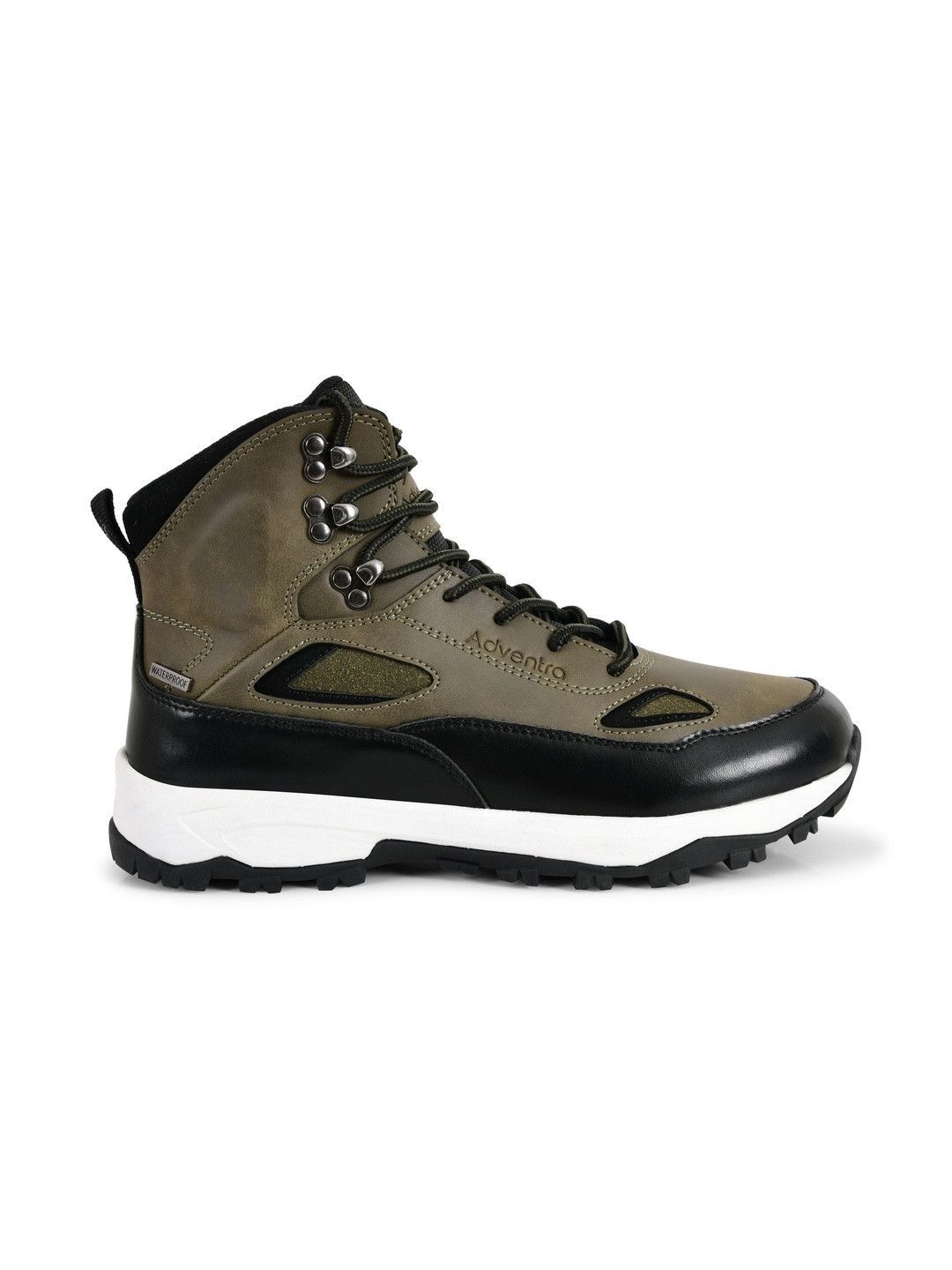 Buy Adventra Sports Men Olive Green Waterproof Mid Top Trekking