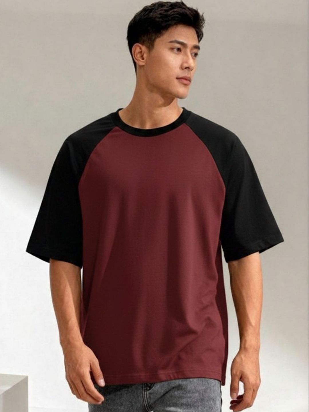 R.Code by The Roadster Life Co. Men Colourblocked T-shirt
