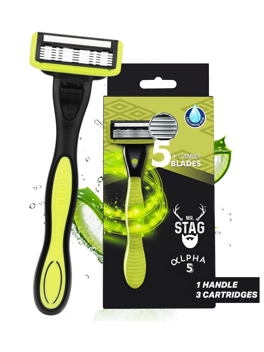 MR. STAG MR. STAG Alpha5 Razor With 5 Blades & 3 Cartridges