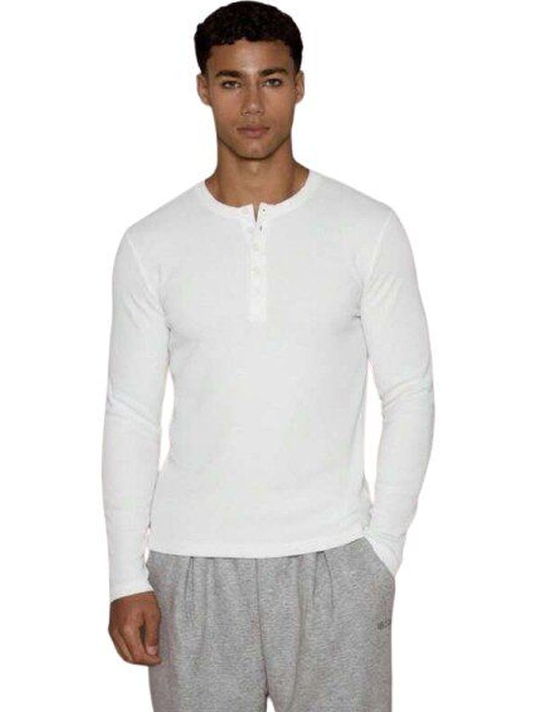 Trillion Men Henley Neck T-shirt
