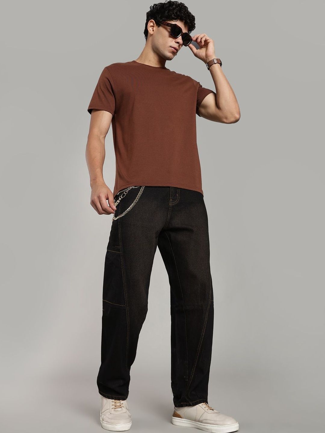 FOUL CHILD Men Mid-Rise Cargo Jeans