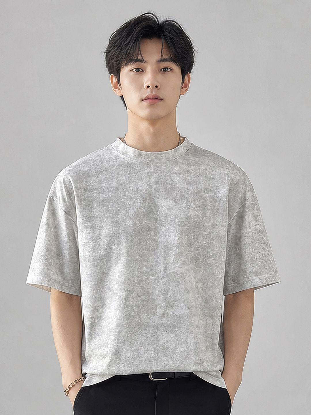 StyleCast x Revolte Relaxed Fit Round Neck Tshirts