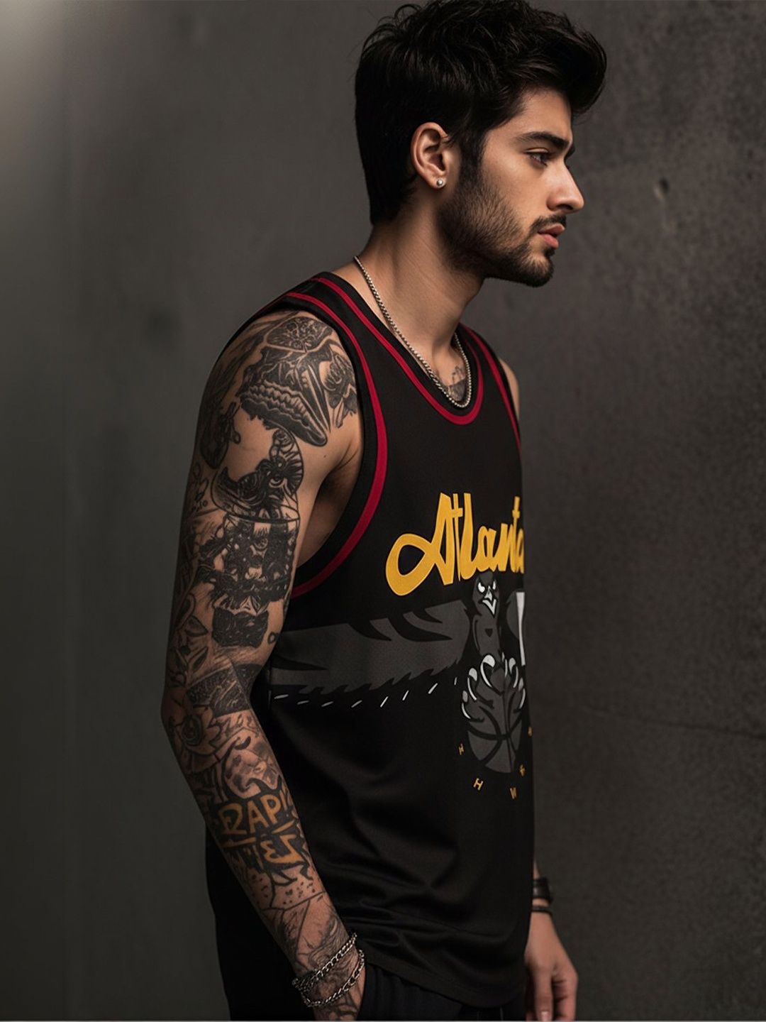 Force Men Atlanta Hawks Printed T-shirt