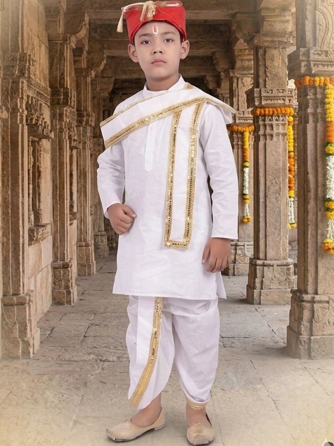 Smuktar garments Boys Embellished Dhoti Pants