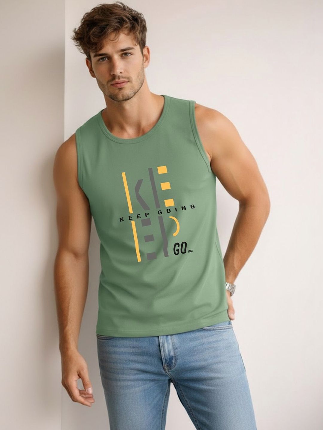 MINISTRY OF FRIENDS Printed Assorted Cotton Tank