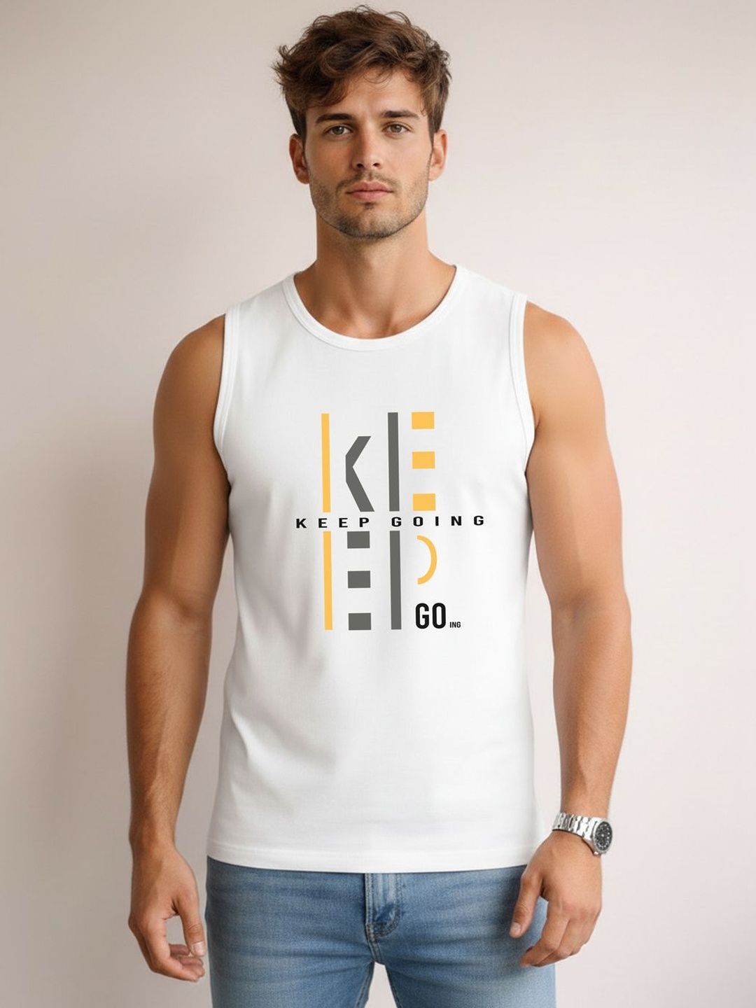 MINISTRY OF FRIENDS Printed Assorted Cotton Tank