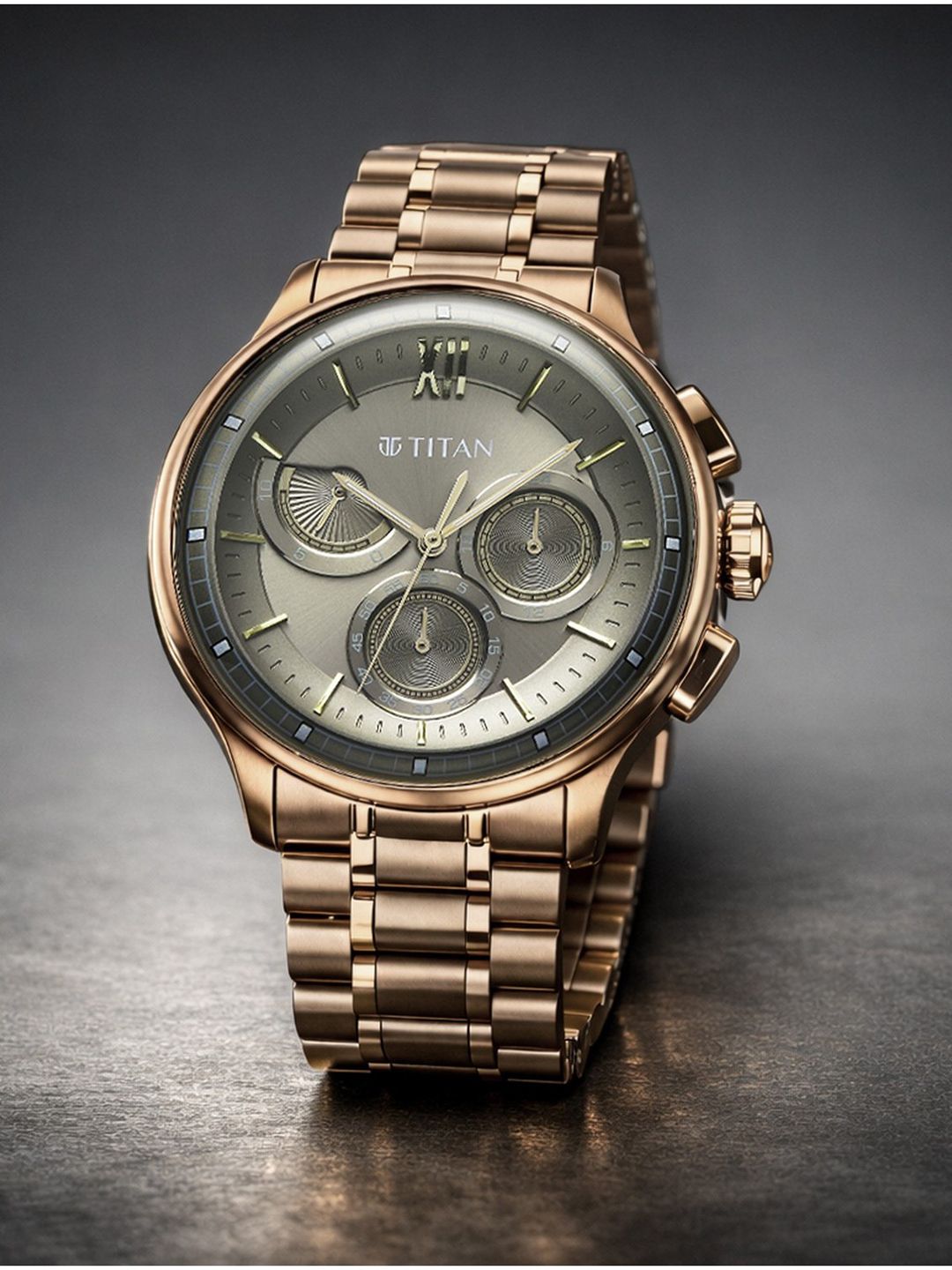 Titan Stainless Steel Watch