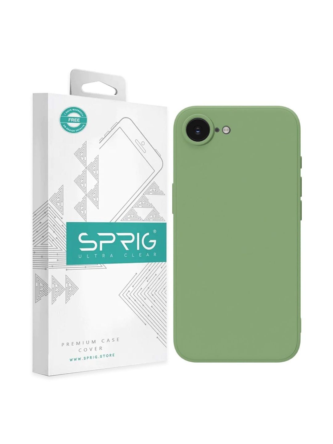 SPRIG Iphone 17e Tpu Matte Back Cover Mobile Accessories
