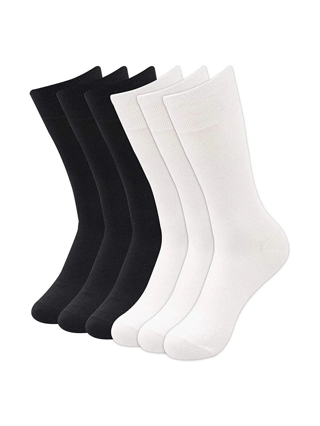 VAPINDIA Men Pack of 6 Cotton Knee Length Socks