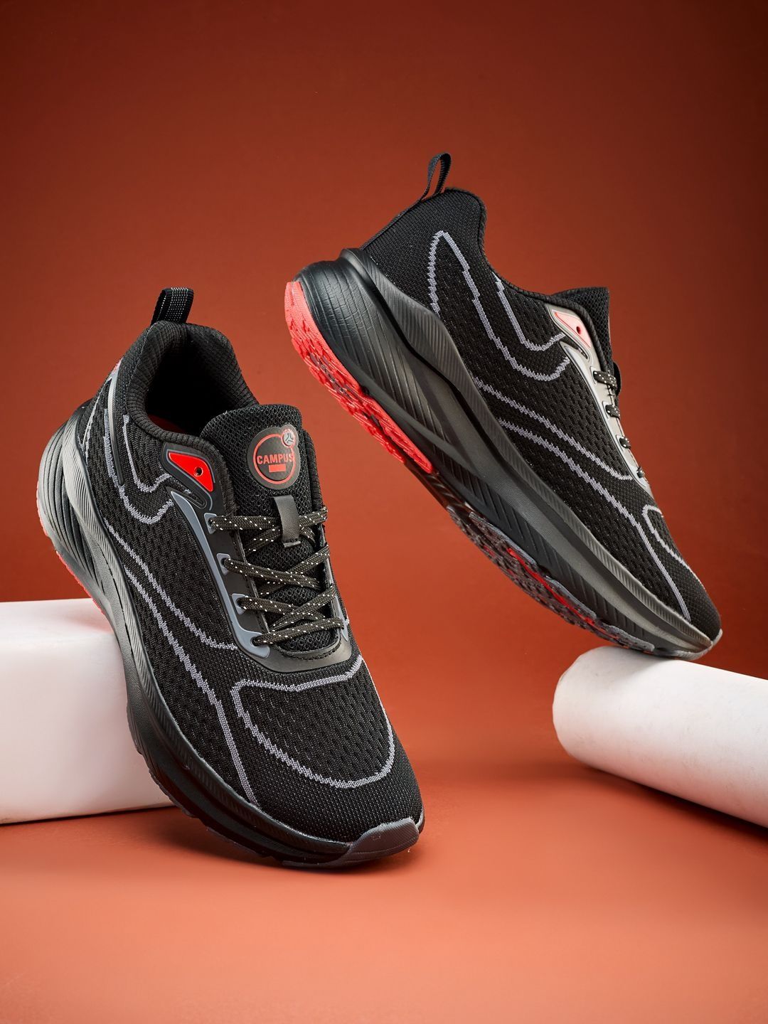 Campus KRIVO Men Mesh Running Non-Marking Shoes