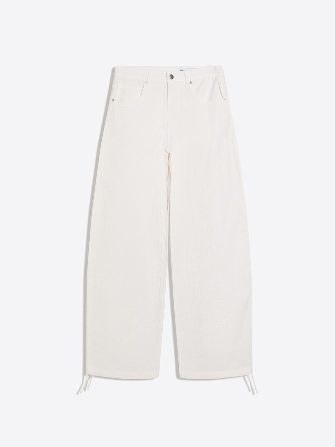 Low-Rise Wide-leg Balloon Jeans