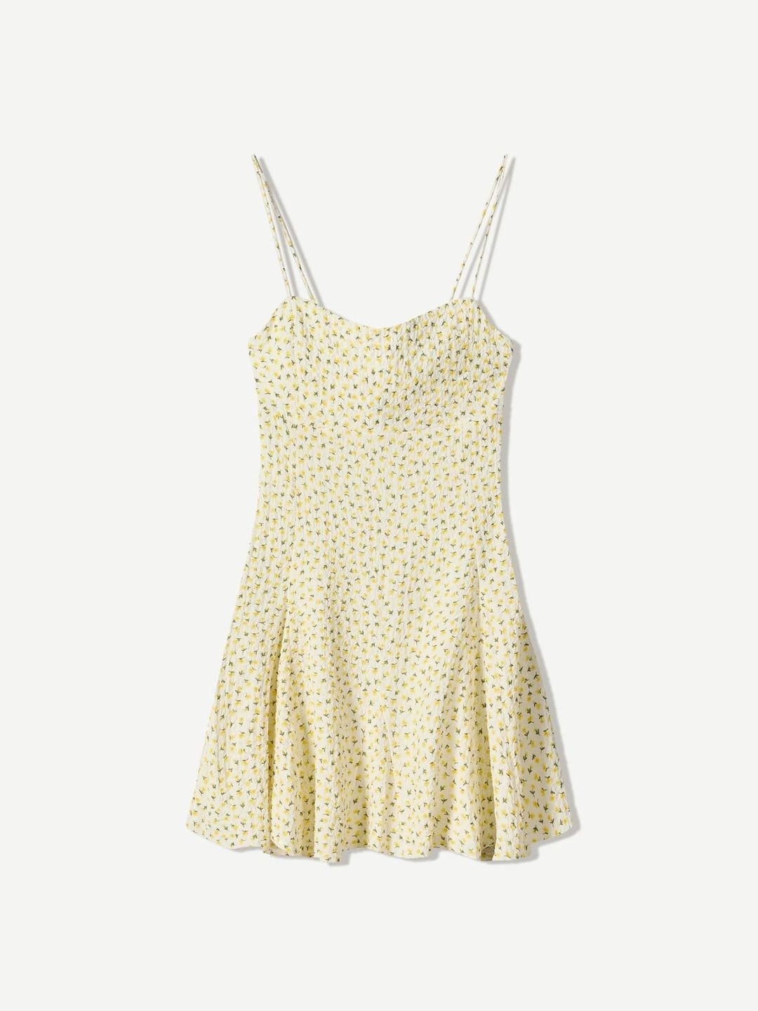 Mini Floral Print Strappy Dress