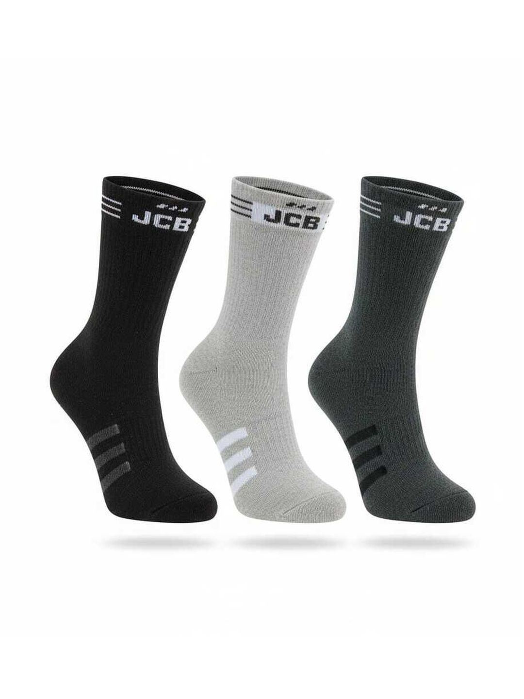 WILDEMARK Men Pack of 3 Cotton Assorted Socks