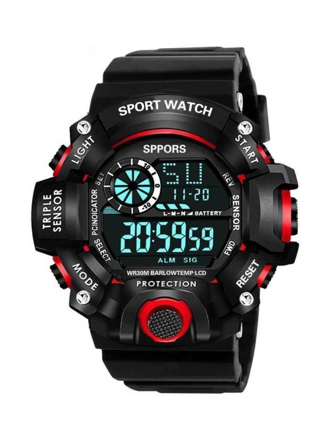 Blutech Blutech Unisex Kids Dial & Straps Digital Watch ANC 04 SS RED