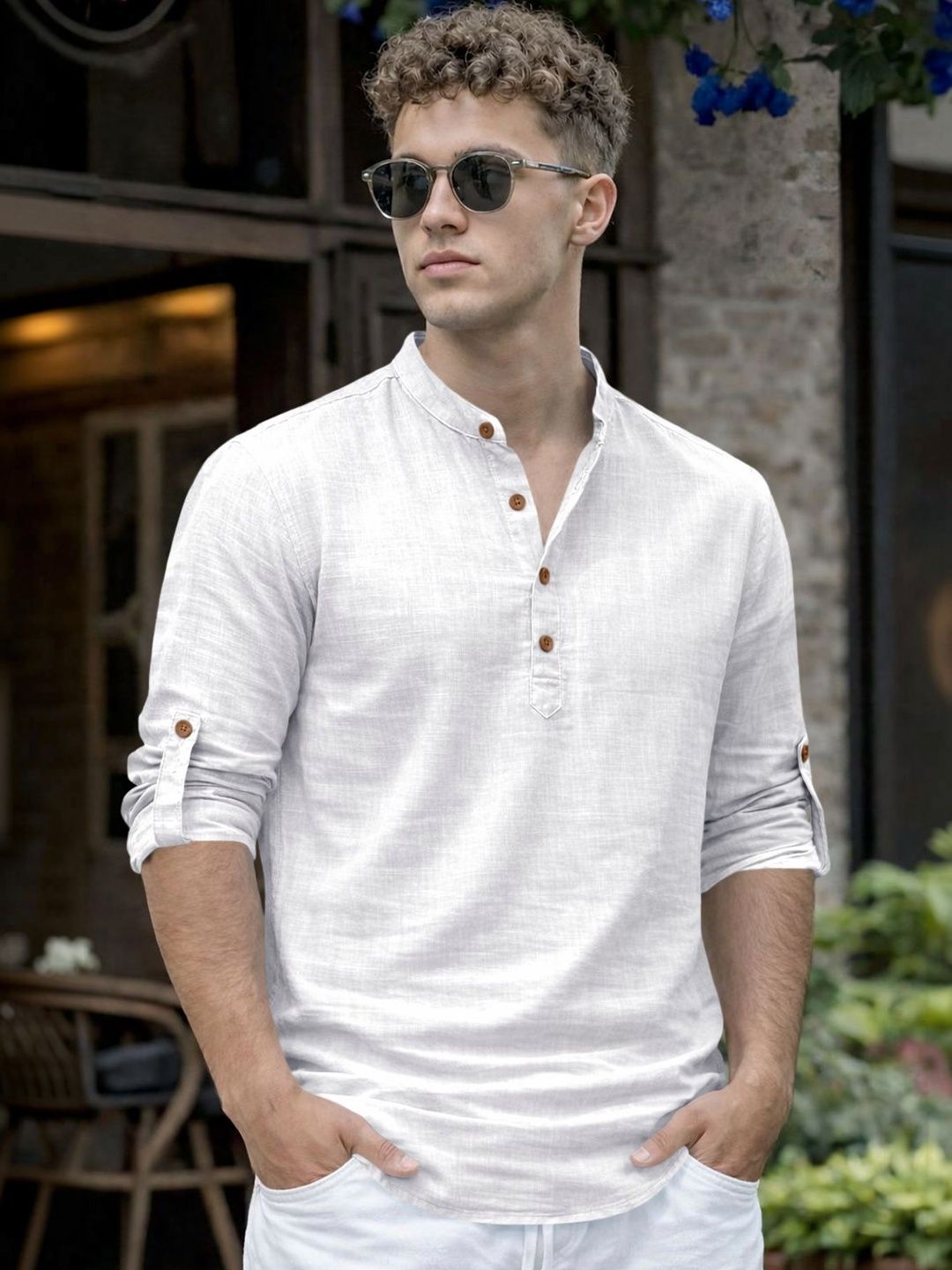 Zombom Men Kurta