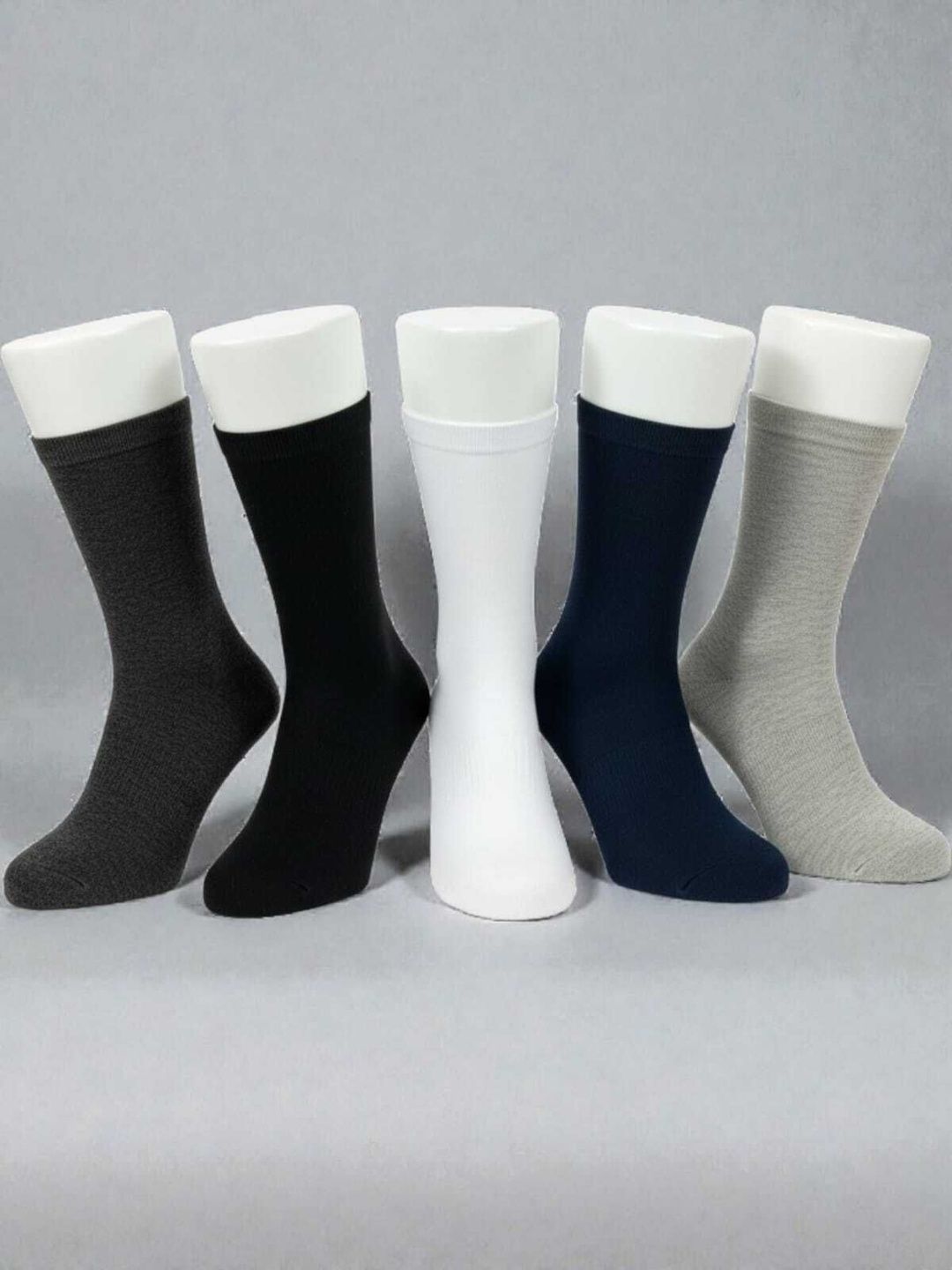 WILDEMARK Men Pack of 5 Cotton Assorted Calf Length Socks