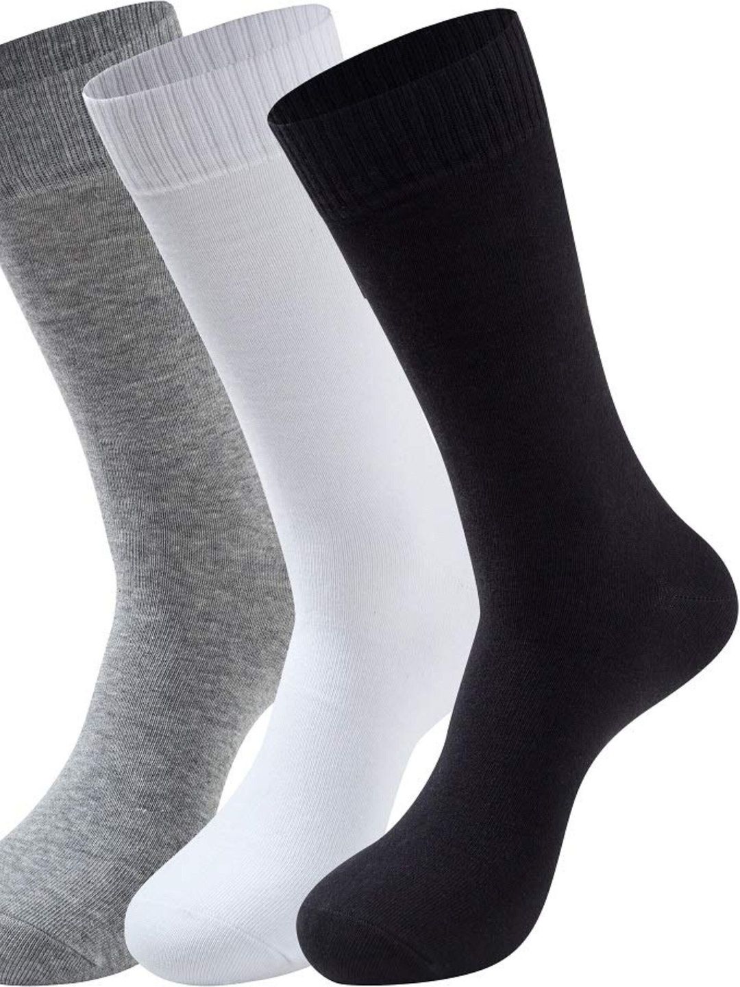 VAPINDIA Men Pack of 3 Cotton Calf Length Socks