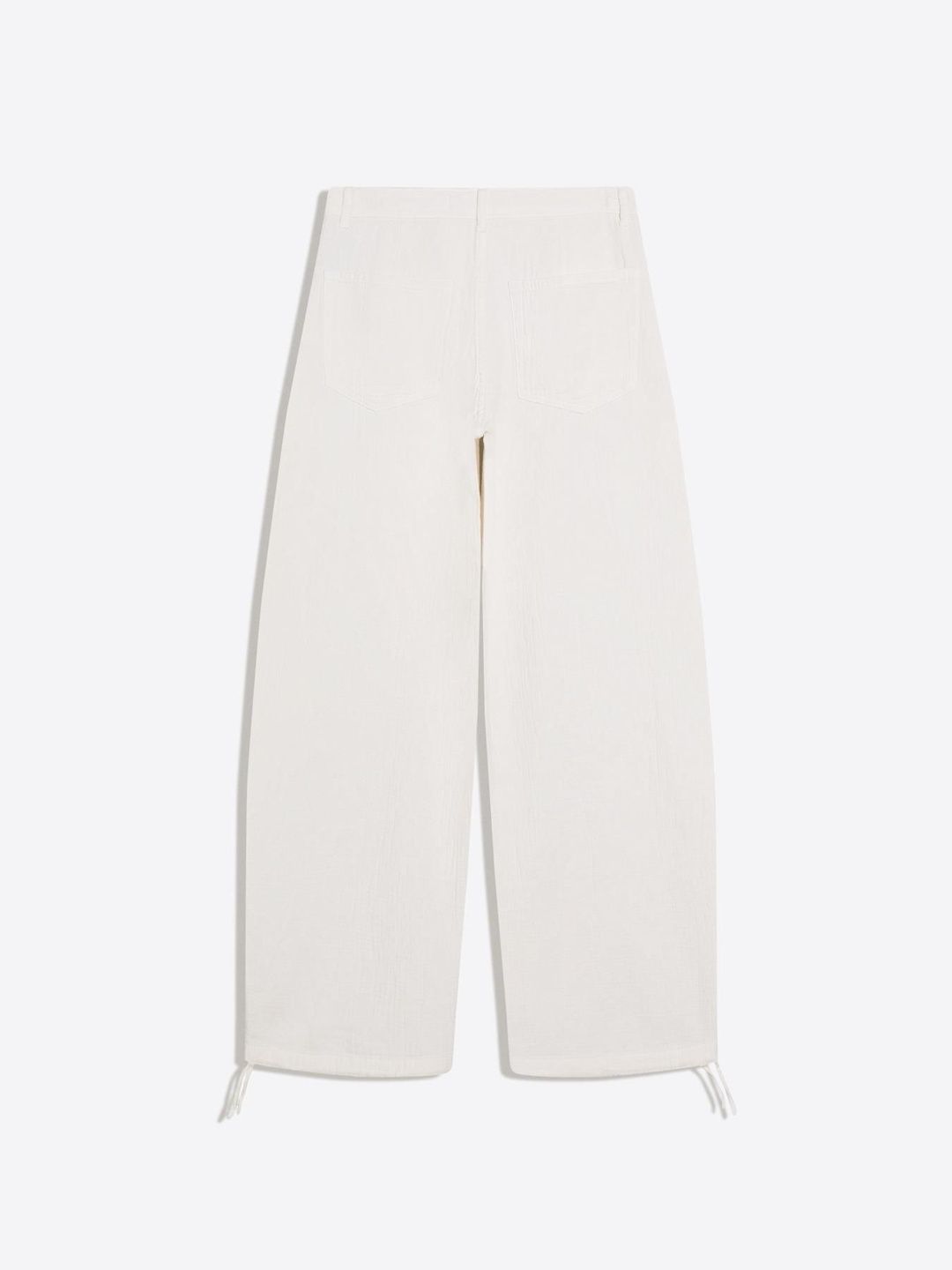 Low-Rise Wide-leg Balloon Jeans