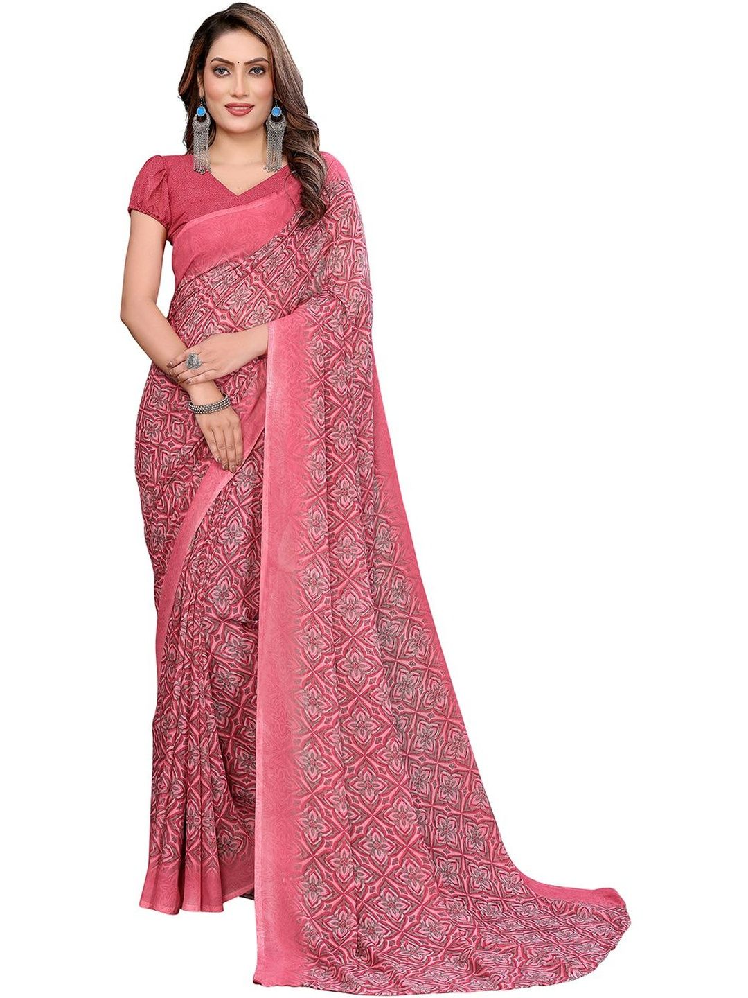 ANAND SAREES ANAND SAREES Printed Bollywood Georgette Sarees