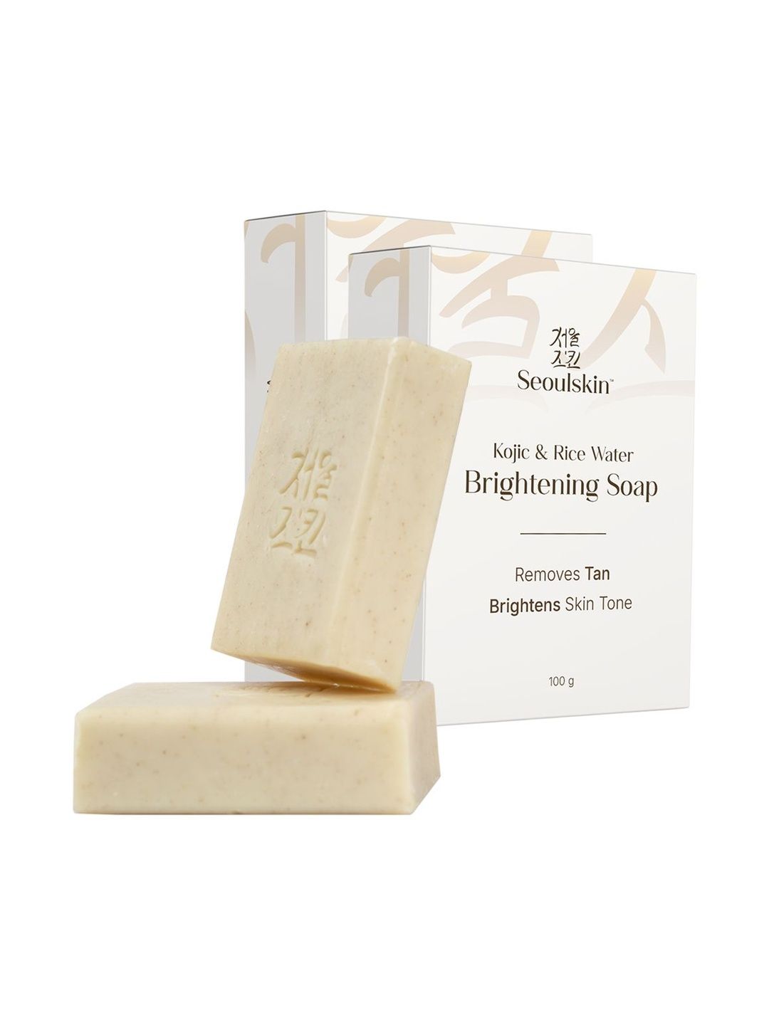 SEOULSKIN Set Of 2 Kojic & Rice Water Soap- 100 g Each