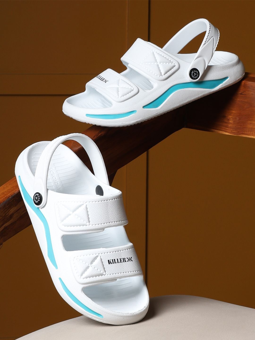 Killer Killer Men Colourblocked Sliders