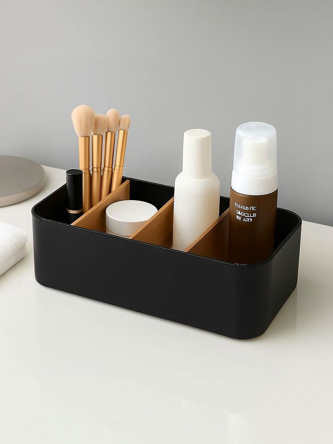Arhat Organizers Black Set of 1 Regular Drawer Organiser Organisers
