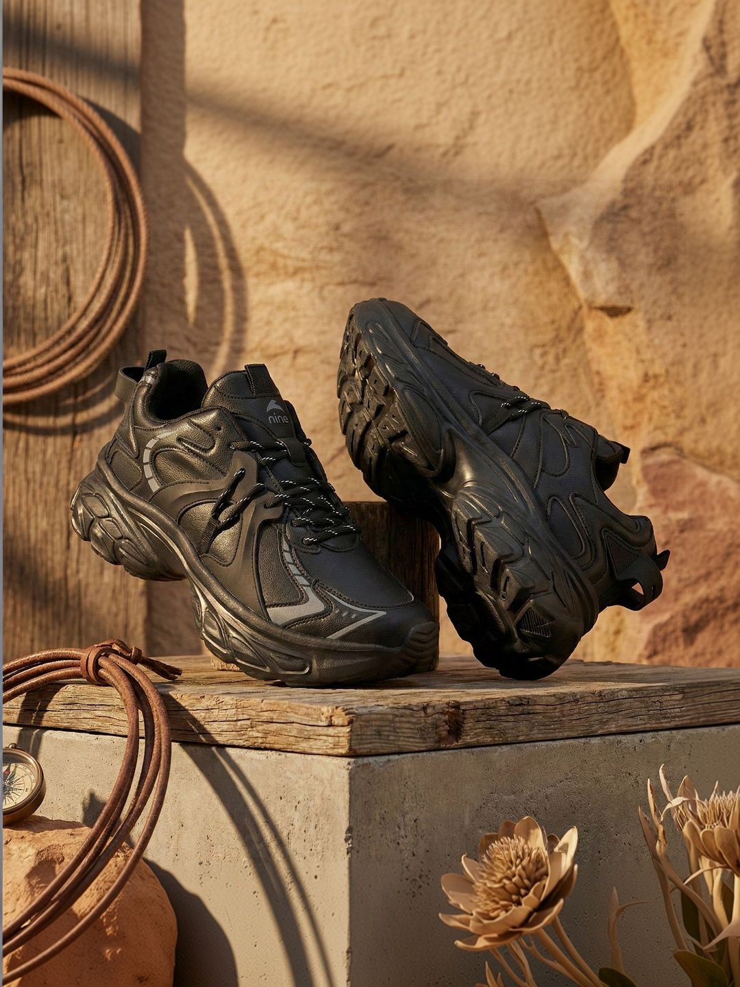 Nine Men Mesh Walking Non-Marking Shoes