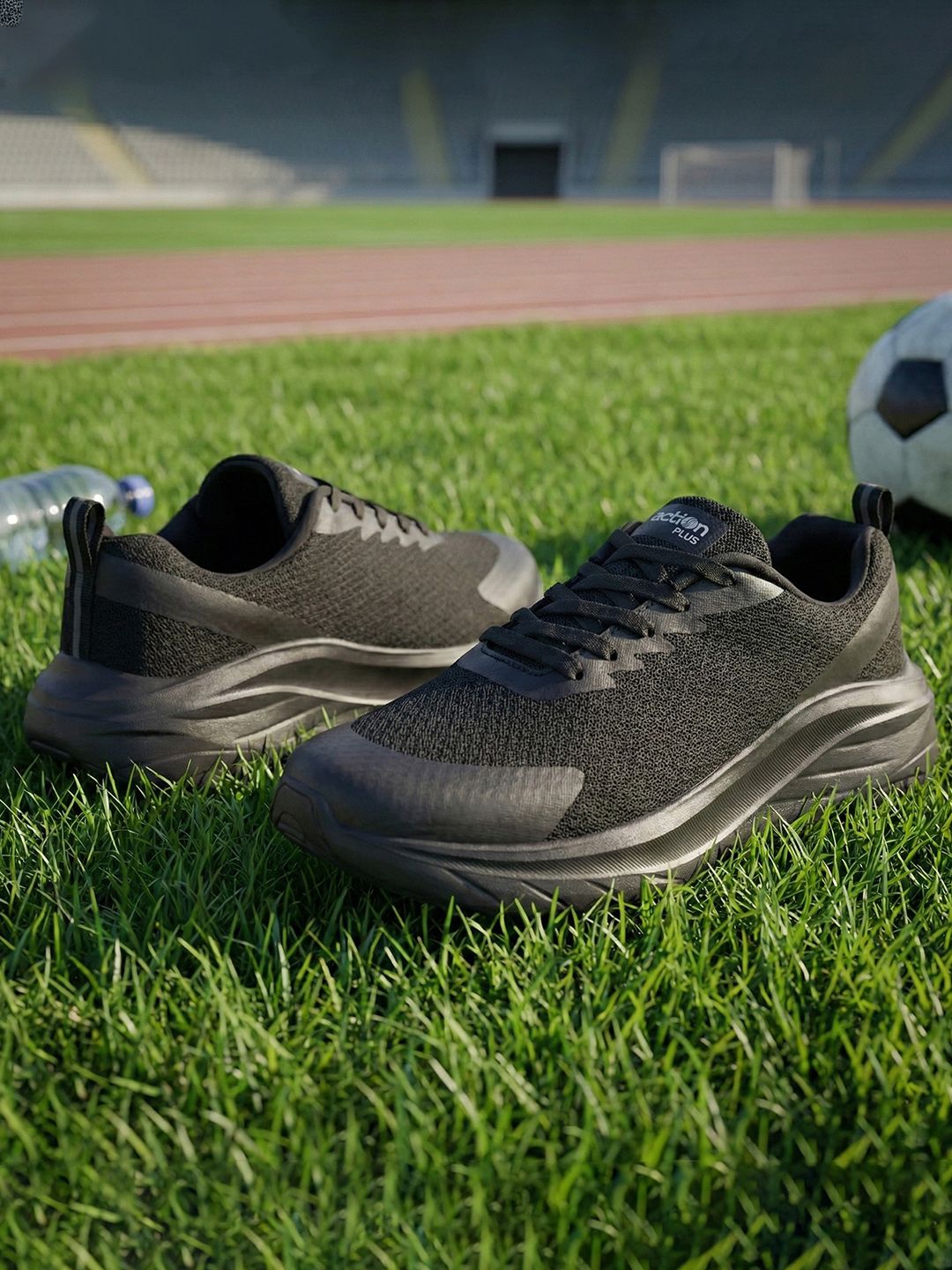 Action Plus Men Mesh Running Non-Marking Shoes