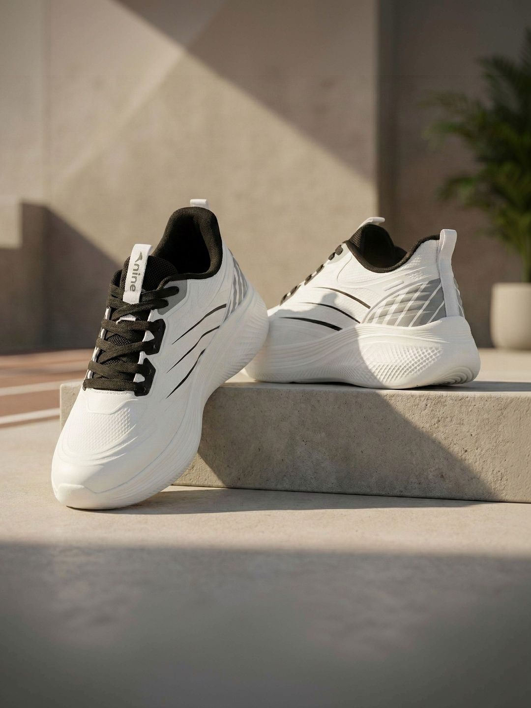 Nine Men Mesh Walking Non-Marking Shoes